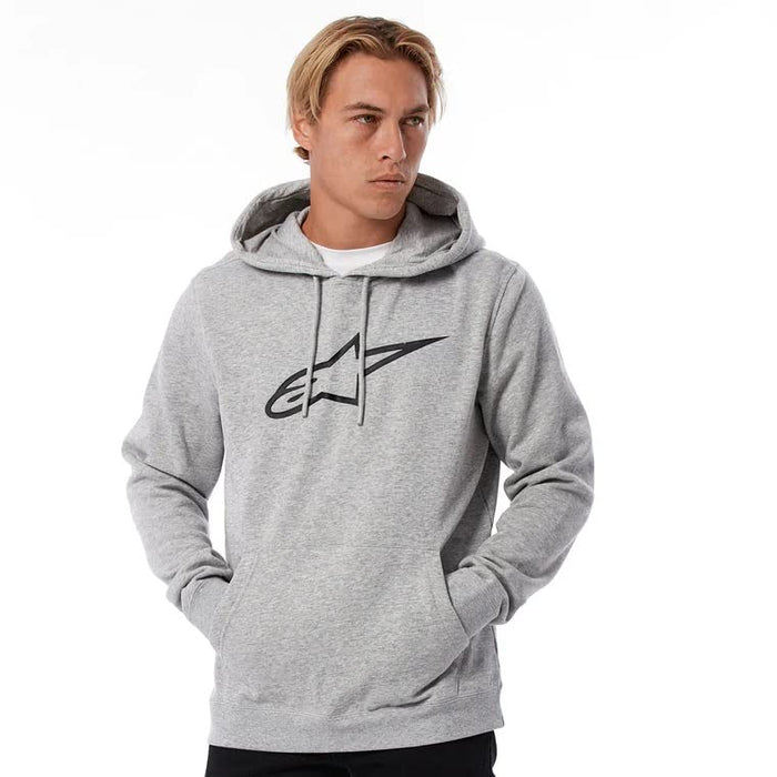 Alpinestars Men's Hoodie, Grey Heather/Black