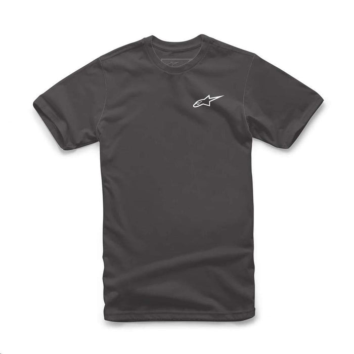 Alpinestars 1018-72012-1920-LG Neu Ageless Tee Charcoal Heather/White Lg