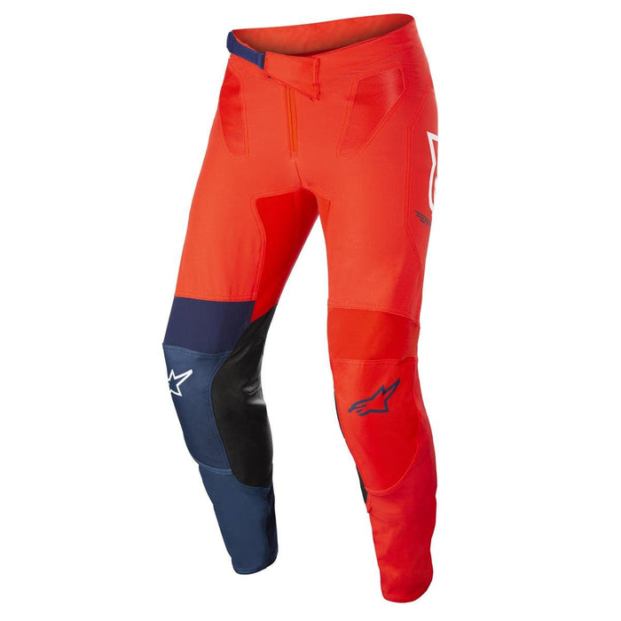 Alpinestars Supertech Blaze Pants Bright Red/Drk Blue/Wht Sz 30 482-970130