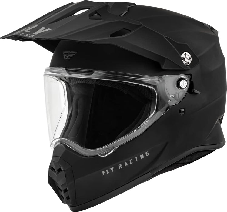 Fly Racing Trekker Helmet (Matte Black, X-Small)