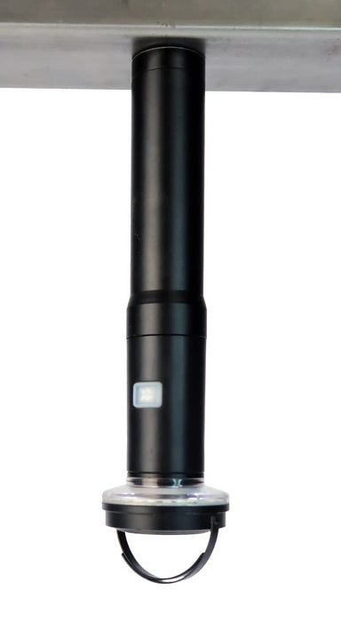 Stkr Concepts Fli Pro Telescoping Area Light 8 Foot Extention + Removable Flashlight, Black, () 12679