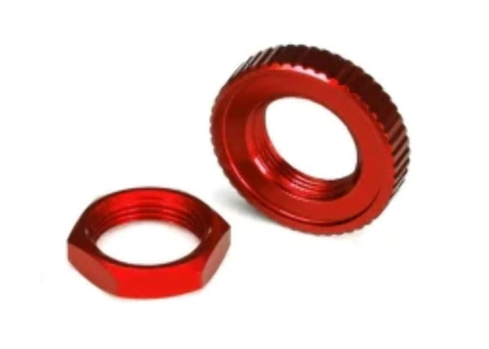 Traxxas 8345R Red-Anodized Aluminum Servo Saver Nuts