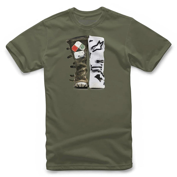 Alpinestars Unisex-Adult Roots Tee-Military (Large) (Multi, One Size)