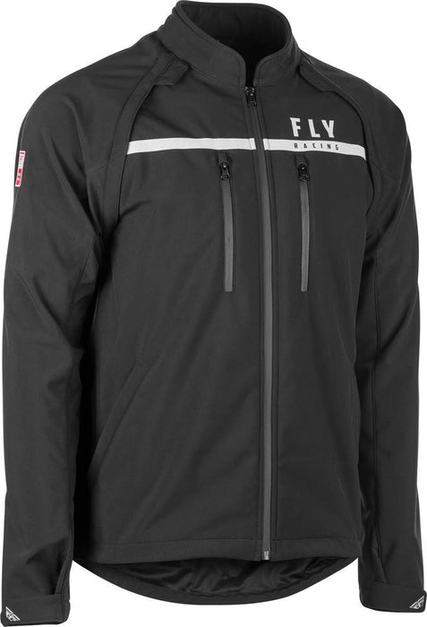 Fly Racing Patrol Softshell Jacket (Black, Medium)