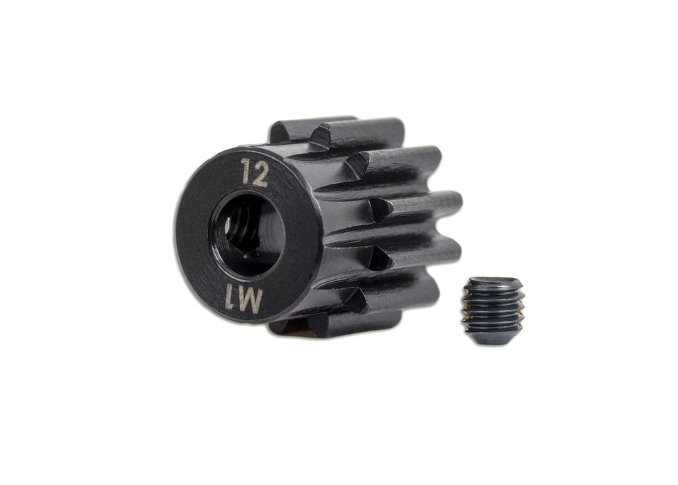 Traxxas 6482X Gear 12-T Pinion (1.0 Metric Pitch) (Fits 5mm Shaft)/ Set Screw