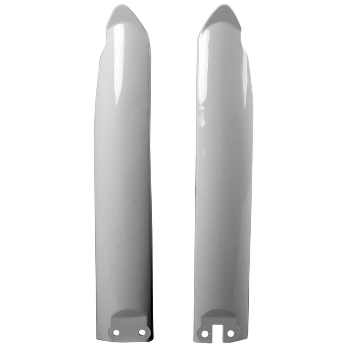 Polisport Fork Guards White For Kawasaki Kx125 Kx250 95-03