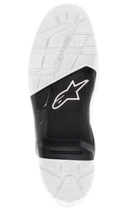 Alpinestars 25SU891E-12-08 Unisex-Adult Enduro7 Sole (Black/White, Size 8)