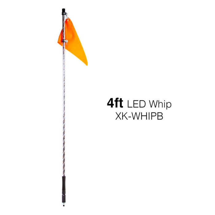 Xk Glow 1 Pc 32" Whip Without Xkchrome Controller Xk-Whipc XK-WHIPC