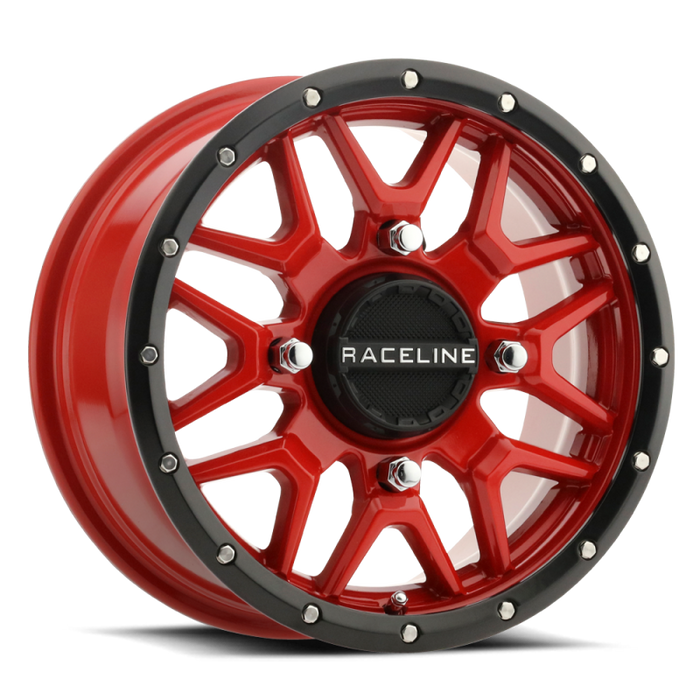 Raceline Krank Wheel 14X7 4/137 6+1 (+38Mm) Blk/Red A94R-47037+38
