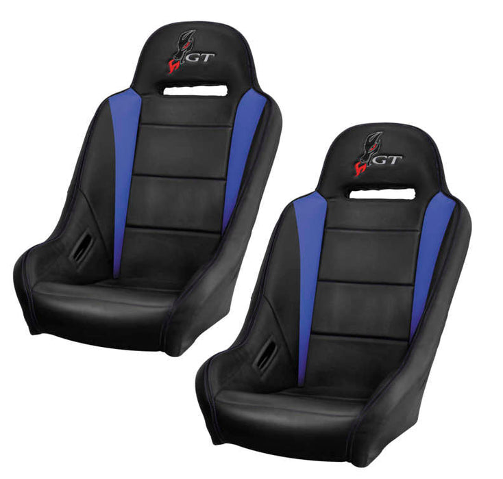 Dragonfire Racing® Highback Gt Seat Pr Blk/Blu Black/Blue 15-1157