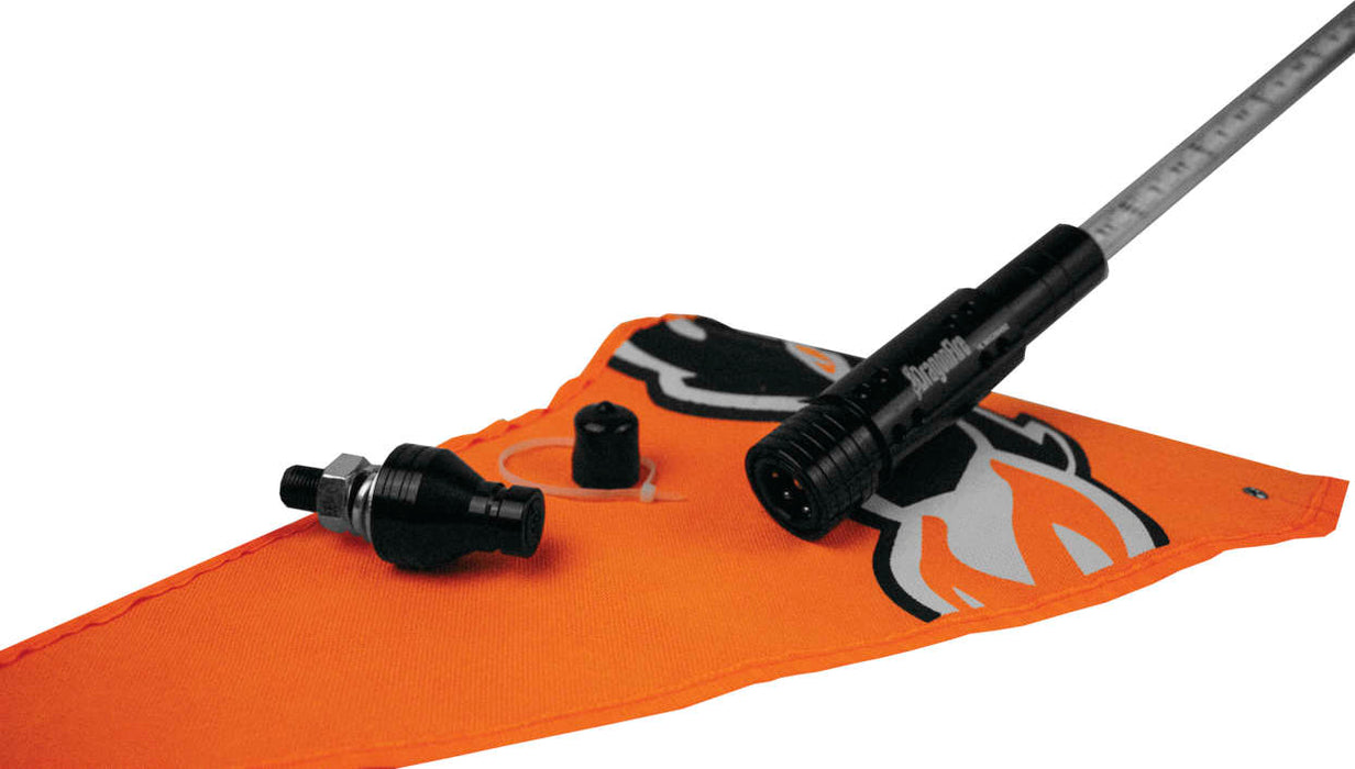 Dragonfire Racing® 4 Ft Lighted Whip W/Remote Clear 11-0040