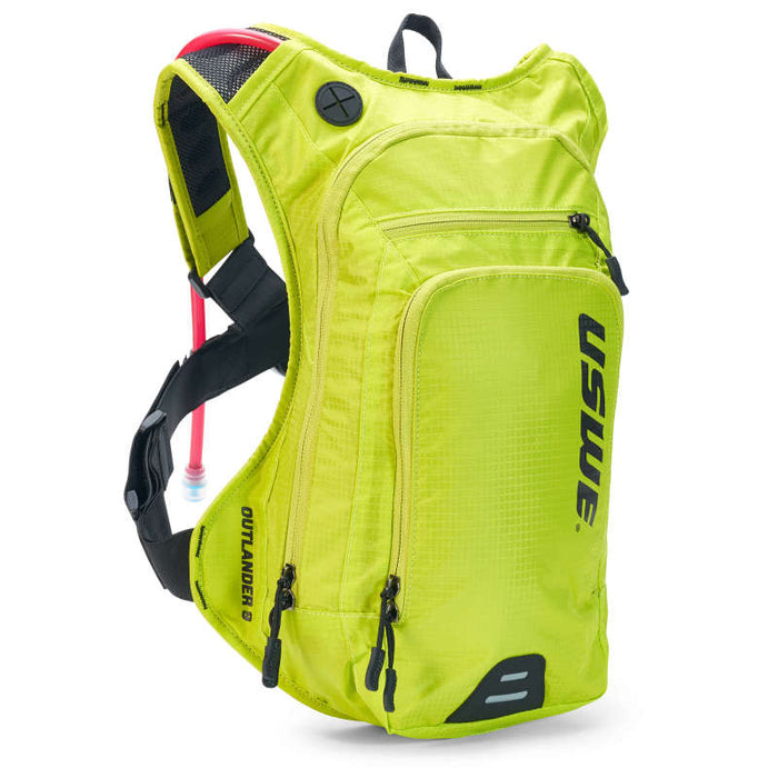USWE Outlander Series Hydratation Backpack - 9L - Crazy Yellow