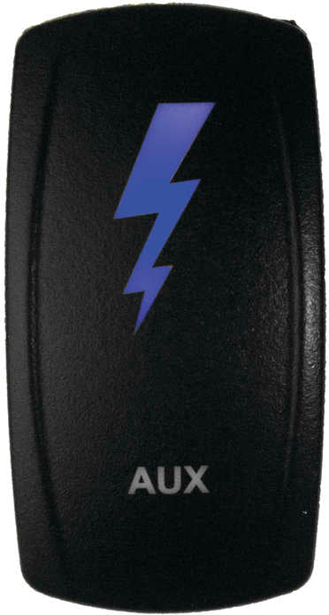 Dragonfire Racing® Switch Aux On/Off Blue Led Blue 04-0128