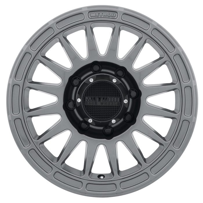 Method MR314 17x8.5 0mm Offset 8x6.5 130.81mm CB Gloss Titanium Wheel MR31478580800