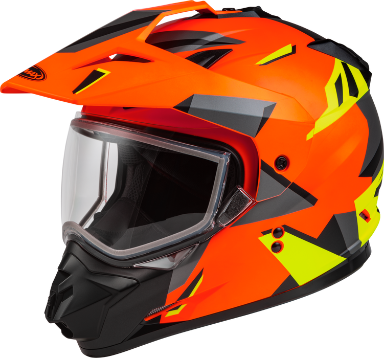 Gmax A2114147 Gm-11S Ripcord Adventure Snow Helmet Matt Neon Org/Hi-Vis XL