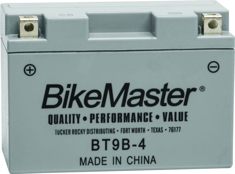 BikeMaster Performance+ Maintenance-Free Batteries BT9B-4