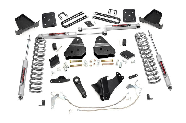 Rough Country 6 Inch Lift Kit Gas Ovld Fits Ford F-250 Super Duty 4WD (15-16) 549.20