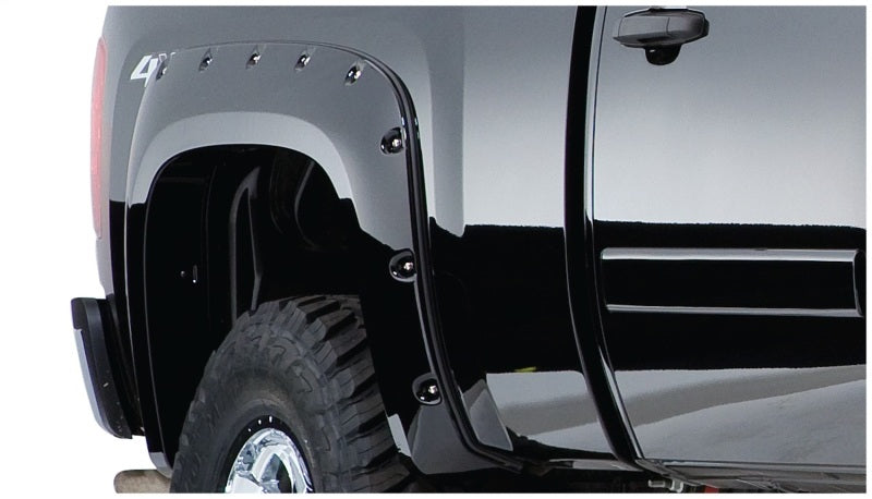 Bushwacker 93-11 Ford Ranger Styleside Cutout Style Flares 2pc 72.0/84.0in Bed Black 21028-11