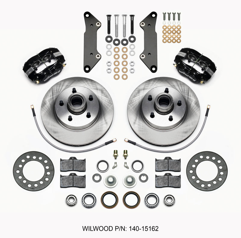 Wilwood Forged Dynalite-M Front Kit 11.88in 1 PC Rotor&Hub Cadillac 1957-60 140-15162