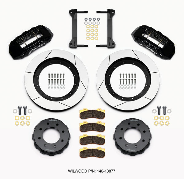 Wilwood TX6R Front Kit 16.00in Black 1999-2010 GM H2 Truck/SUV 2500 140-13877