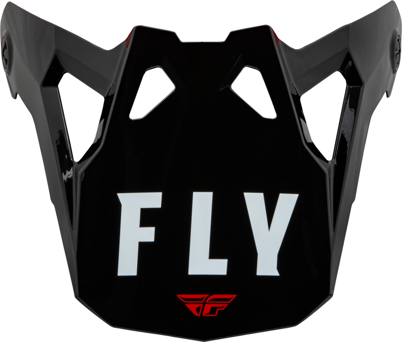 Fly Racing 73-87313S Formula Cp Slant Visor Red/Black/White Ym-Sm