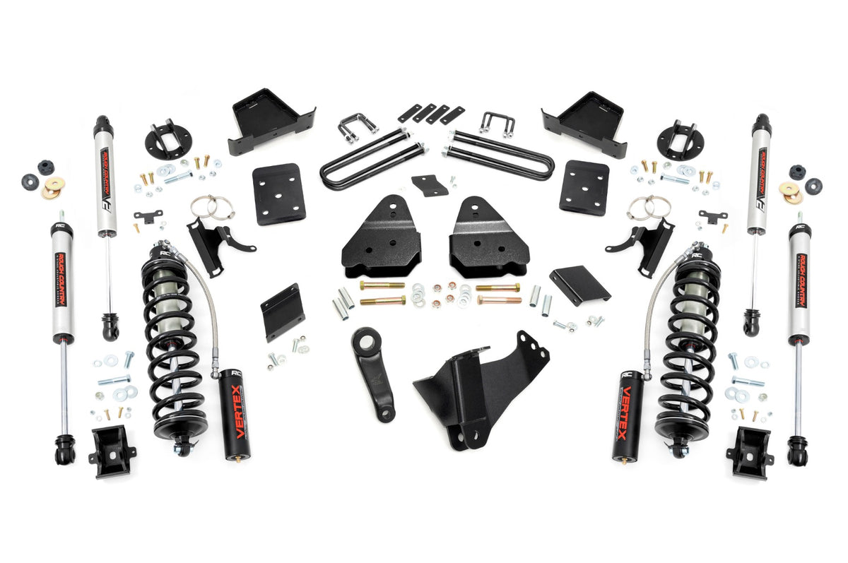 Rough Country 4.5 Inch Lift Kit No Ovld C/O V2 Fits Ford F-250 Super Duty (15-16) 53458