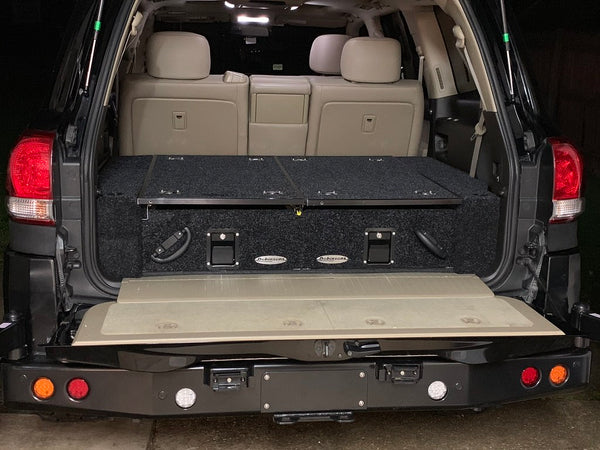 Dobinsons Rear Dual Roller Drawer System Fits Toyota Land Cruiser 200 Series 2008-2019 with Fridge Slide - RDKITLC200