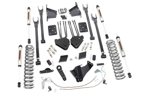 Rough Country 6 Inch Lift Kit 4-Link No Ovld V2 Fits Ford F-250 Super Duty (11-14) 53270