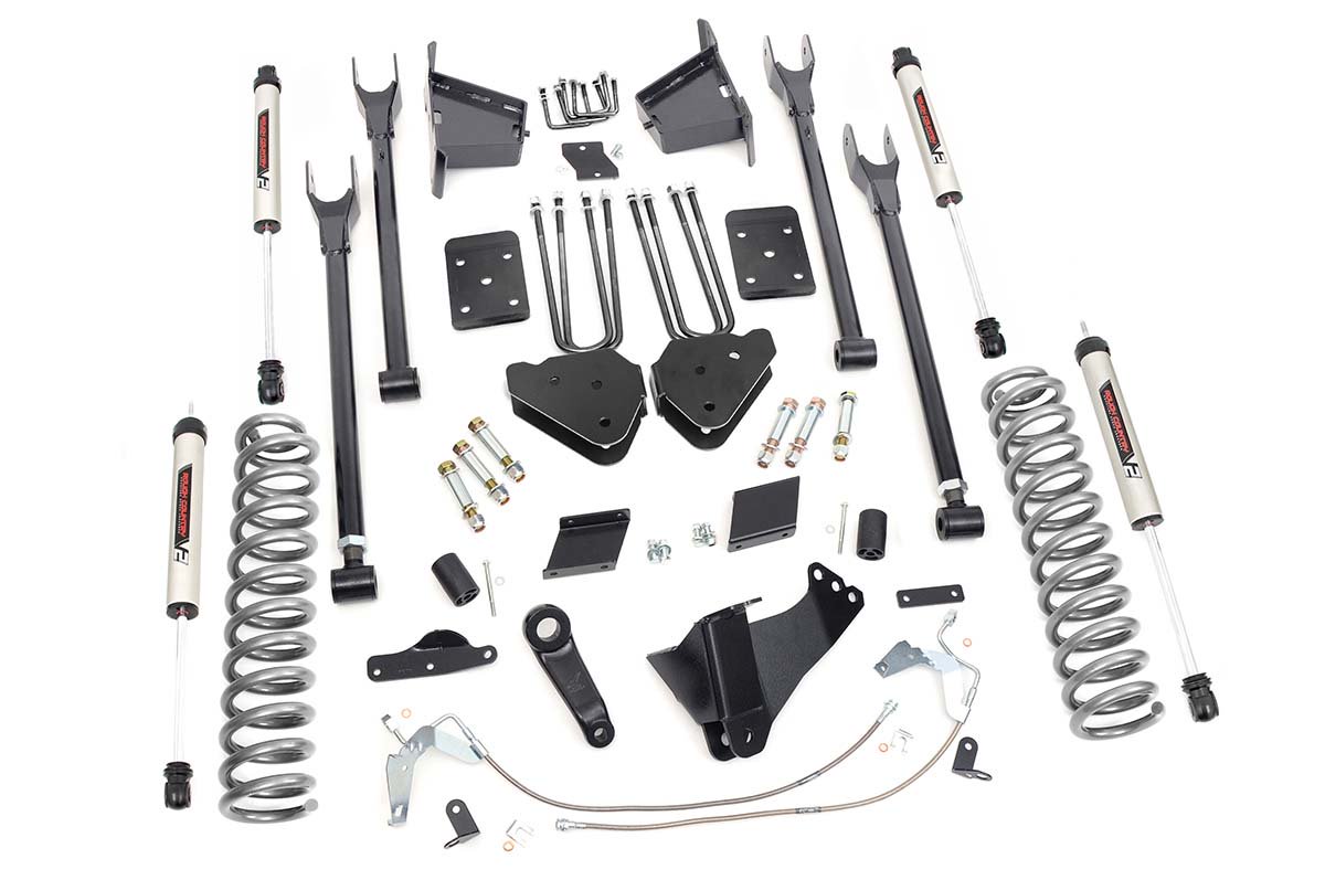 Rough Country 6 Inch Lift Kit 4-Link Ovld V2 Fits Ford F-250 Super Duty (11-14) 56570