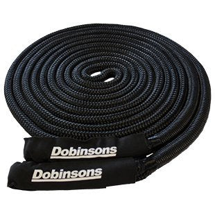 Dobinsons Black 30' Long Kinetic Recovery Rope 8,600 Kgs Ss80-3844