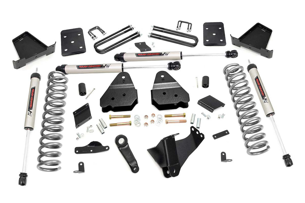 Rough Country 4.5 Inch Lift Kit No Ovld V2 Ford F-250 Super Duty 4Wd (15-16) 53470