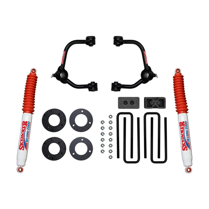 Skyjacker 14-20 Ford F150 2WD/4WD 3in UCA Lift Kit w/Rear Hydro 7000 Shocks F1430PH