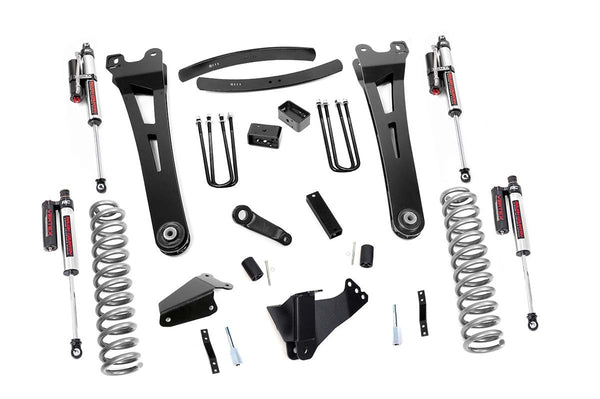 Rough Country 6 Inch Lift Kit Gas Radius Arm Vertex Fits Ford F-250/F-350 Super Duty (05-07) 53750