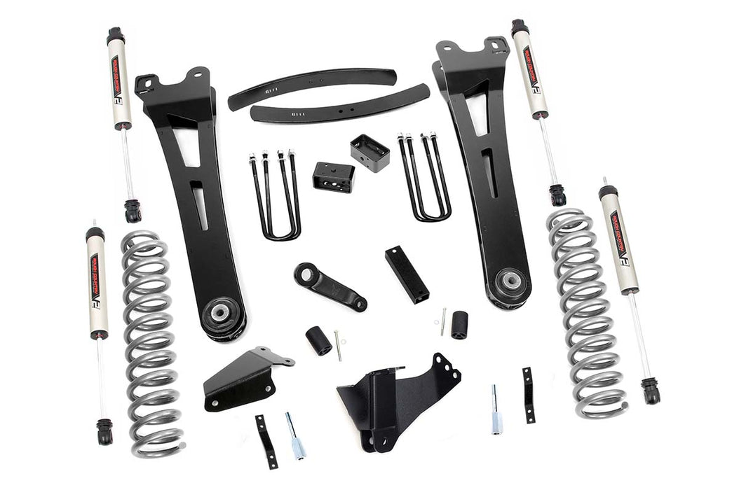 Rough Country 6 Inch Lift Kit Gas Radius Arm V2 Ford F-250/F-350 Super Duty (05-07) 53770