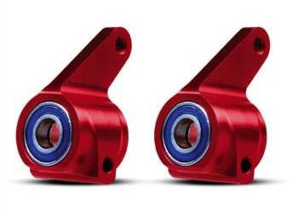 TRA3636X Traxxas Steering Block 2wd Aluminum Red TRA3636X