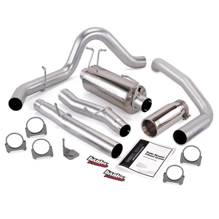 Banks Power 03-07 Ford 6.0L ECLB Monster Exhaust System SS Single Exhaust w/ Chrome Tip 48786