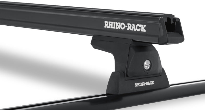 Rhino-Rack Heavy Duty 65in 2 Bar Roof Rack w/Tracks Black Y01-140B