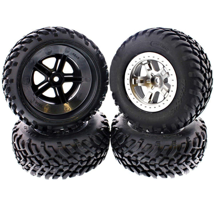 Traxxas 1/10 Slash 2Wd Front And Rear Tires, These Tires Are The Best For Performance./5875 5873