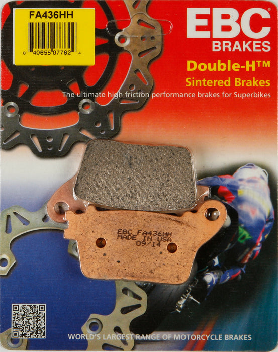 EBC Brakes Double-H Sintered Brake Pads Compatible for Honda CBR1000RR 2006-2014 Rear