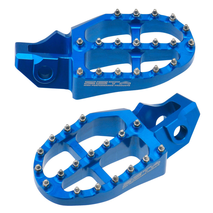 DRC ZE93-1829 Aluminum Footpegs Blue