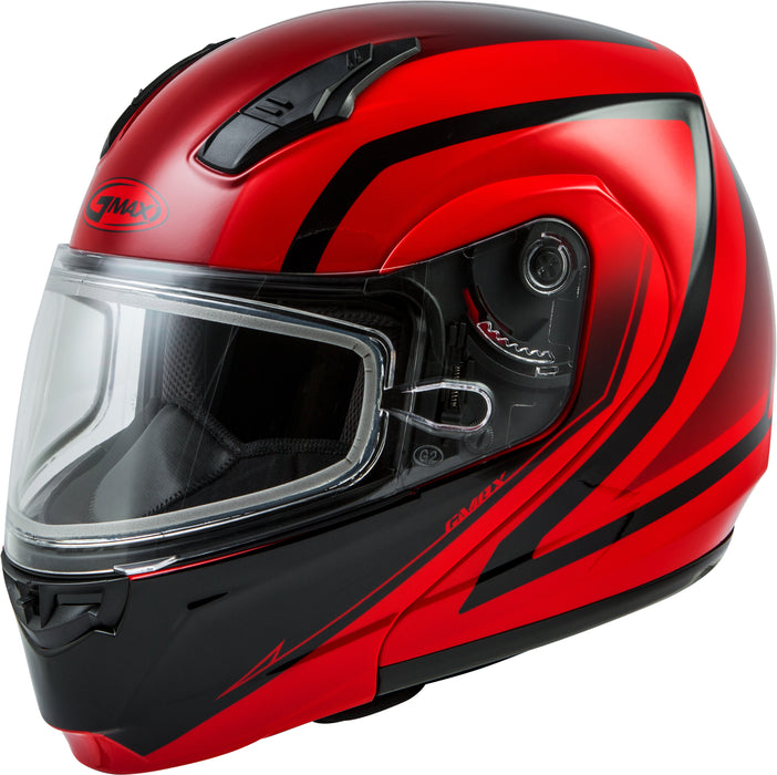 Gmax Md-04S Modular Docket Snow Helmet Red/Black Md G2042035