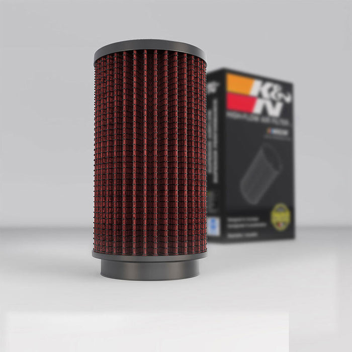 K&N Universal Clamp-On Air Filter: High Performance, Premium, Washable, Replacement Engine Filter: Flange Diameter: 2.5 In, Filter Height: 6 In, Flange Length: 1 In, Shape: Round, RB-0720
