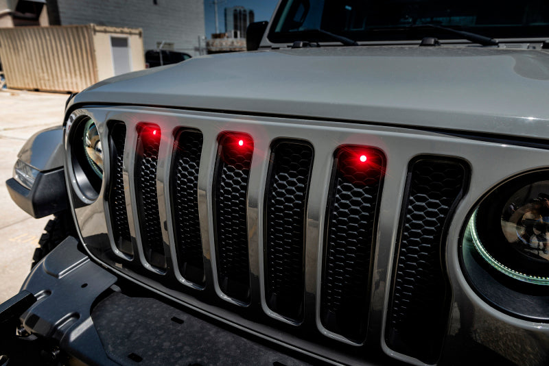 Oracle Pre-Runner Style LED Grille Kit for Jeep Gladiator JT - Red Fits select: 2020-2021 JEEP GLADIATOR RUBICON