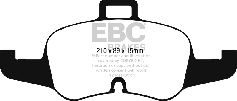 Ebc Brakes Dp42256R Yellowstuff Performance Brake Pad DP42256R