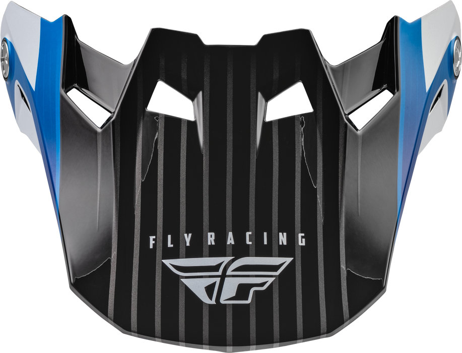 Fly Racing 73-47104M Formula Carbon Prime Visor Blue/White/Blue Carbon Md/Lg