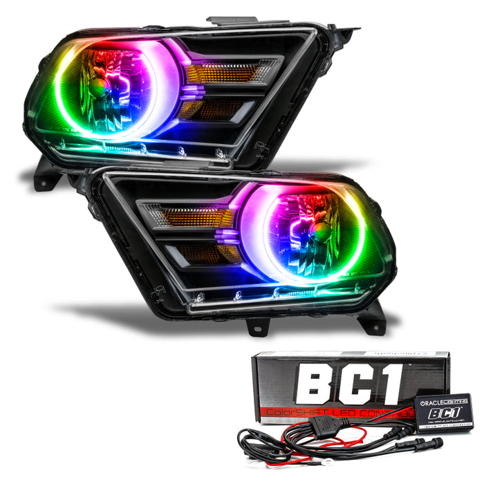 Oracle 10-14 Ford Mustang HL (Non-HID) ColorSHIFT w/ BC1 Controller SEE WARRANTY 7050-335