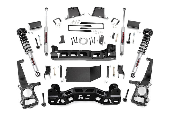 Rough Country 6 Inch Lift Kit N3 Struts Fits Ford F-150 4WD (2011-2013) 57532