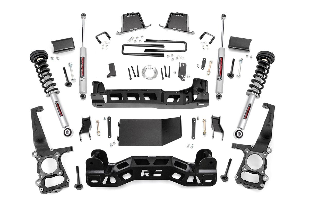 Rough Country 6 Inch Lift Kit N3 Struts Fits Ford F-150 4WD (2009-2010) 59831