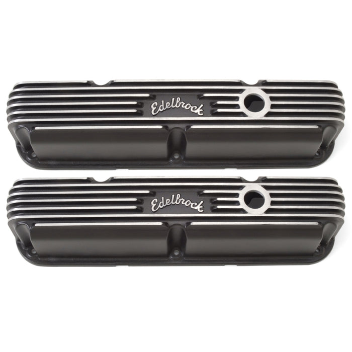 Edelbrock Valve Cover Classic Series Chrysler La 318-340-360 CI V8 Black 41763