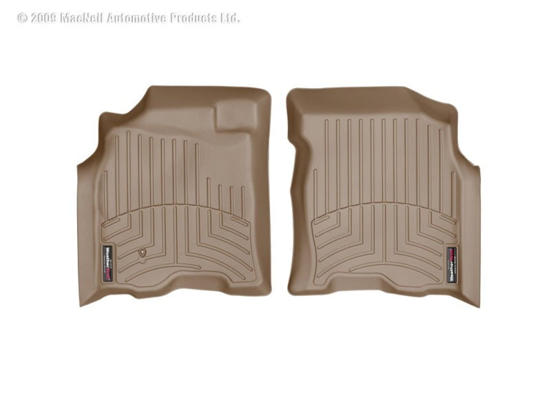 WeatherTech 04-06 Toyota Tundra Double Cab Front FloorLiner Tan 450301